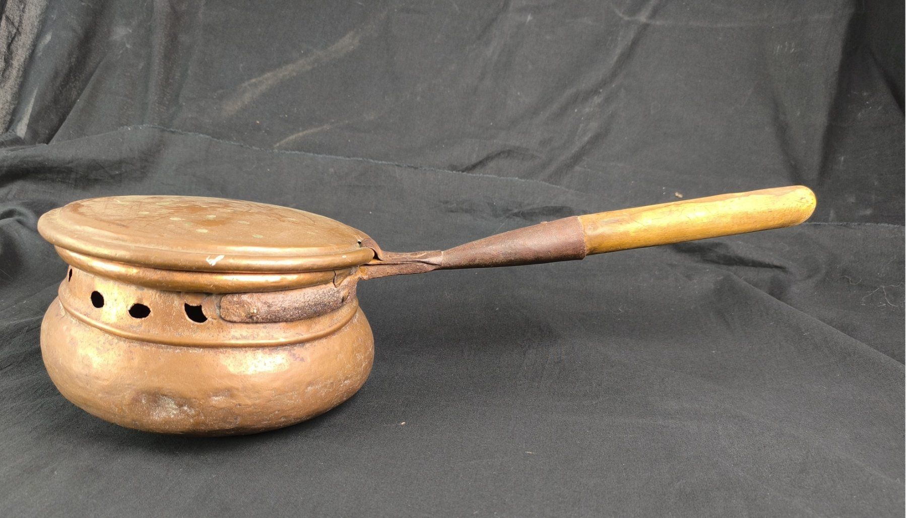 Altri elettrodomestici e apparecchi d’epoca: Antiker Bettwärmer 23 cm – Usato da Rüti ZH venduto da Restwert_Rueti_ZH