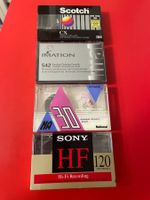 4 Audio Kassetten als Konvolut im Originalzustand!