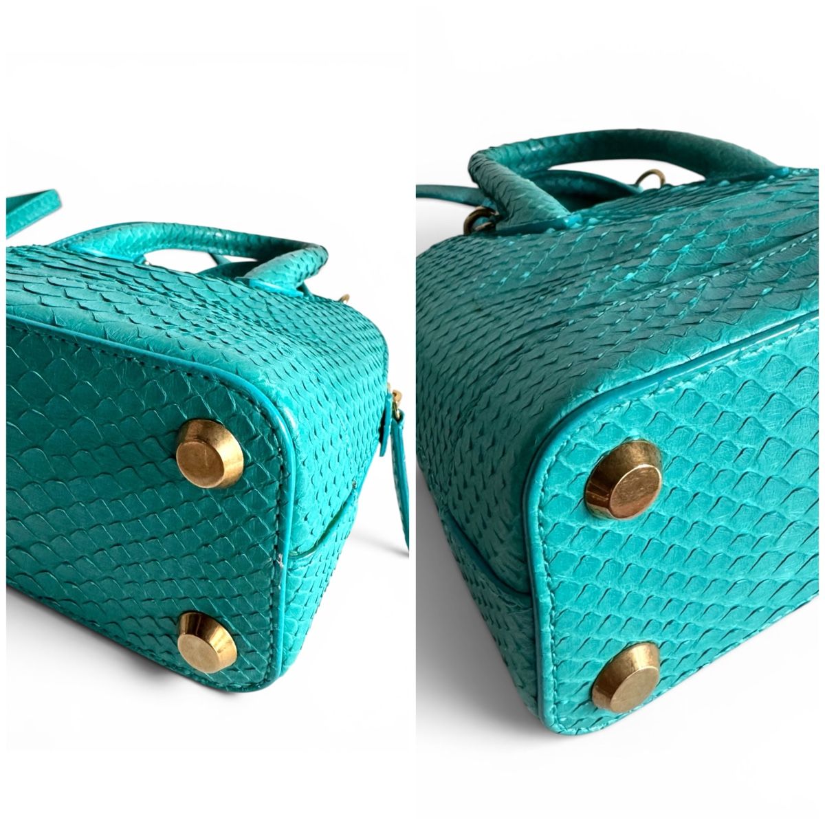 Balenciaga Borse da donna: BALENCIAGA Python Ville XXS Top Handle Bag Tasche – Usato da Kriens venduto da hannaandkiko 8