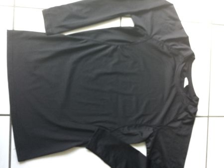 Damen Sport Shirt - schwarz - lang Arm - Gr.S