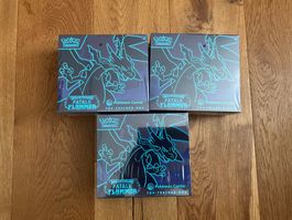 3x Fatale Flammen Pokemon Center ETBs