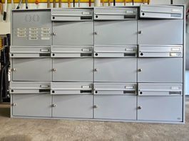 RENZ Briefkasten Anlage 11er mit Sonneriefach