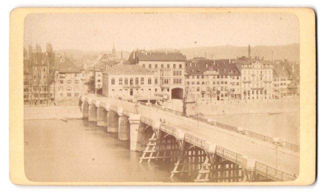 Photos & affiches: Fotografie Basel, Rheinbrücke mit Klein – D'occasion à Berlin par bartko-reher