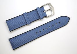 Hirsch Arne Blau 20mm Uhrenband