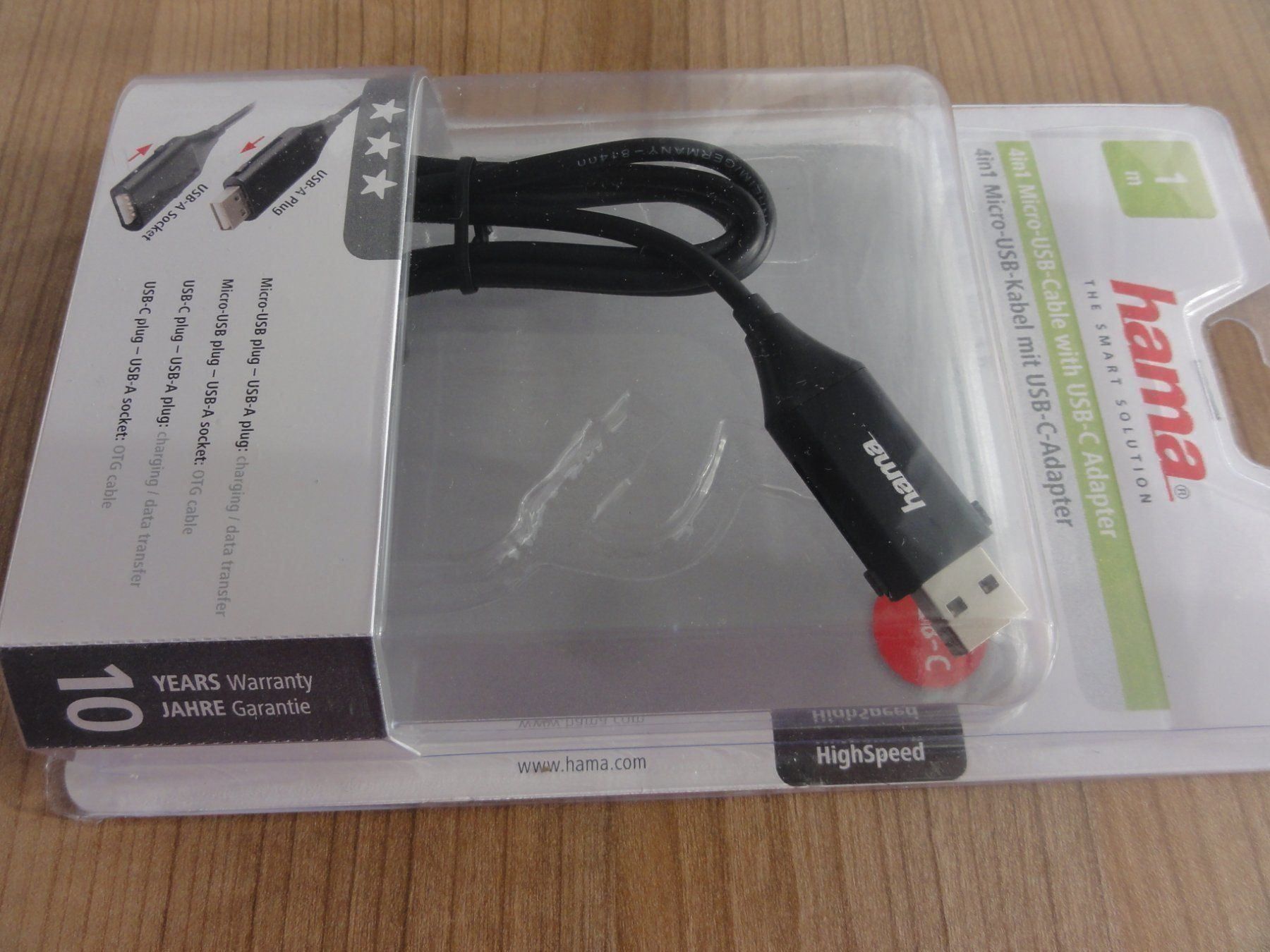 Hama Cavi: Micro USB Kabel 4in1 Universalkabel – Nuovo e nell'imballaggio originale da Steffisburg venduto da Robinh.17 2