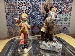 Statuine in Porcellana raffinata pregiata