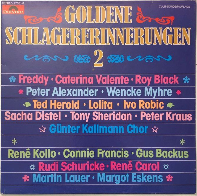 Dischi in vinile: Goldene Schlagererinnerungen 2 (LP) – Usato da Grüningen venduto da azulmarron