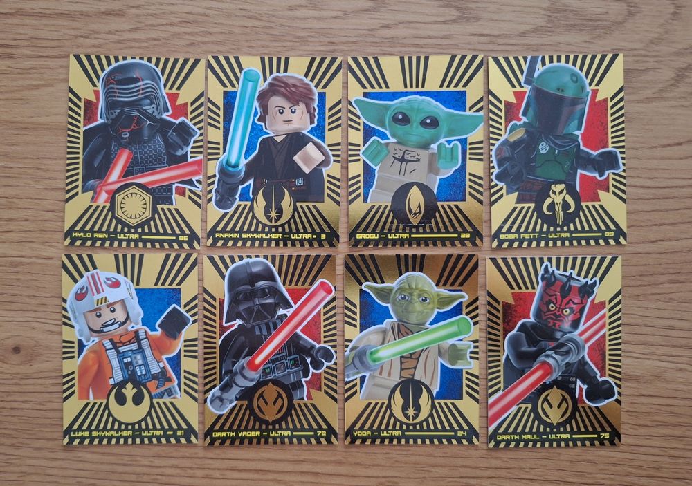 Star Wars Carte collezionabili: 8x Lego Star Wars Trading Card Series 4 - Die Macht - ULTRA – Nuovo (secondo la descrizione) da Monthey venduto da rim1870