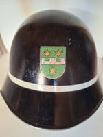Antiker Schweizer Feuerwehr Stahlhelm