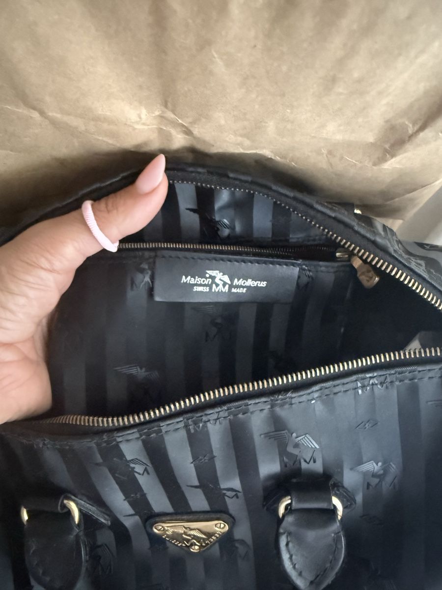 Maison Mollerus Borse da donna: Borsa Maison Mollerus Vinerus Speedy nera – Nuovo e nell'imballaggio originale da Opfikon venduto da aro_f66t 9