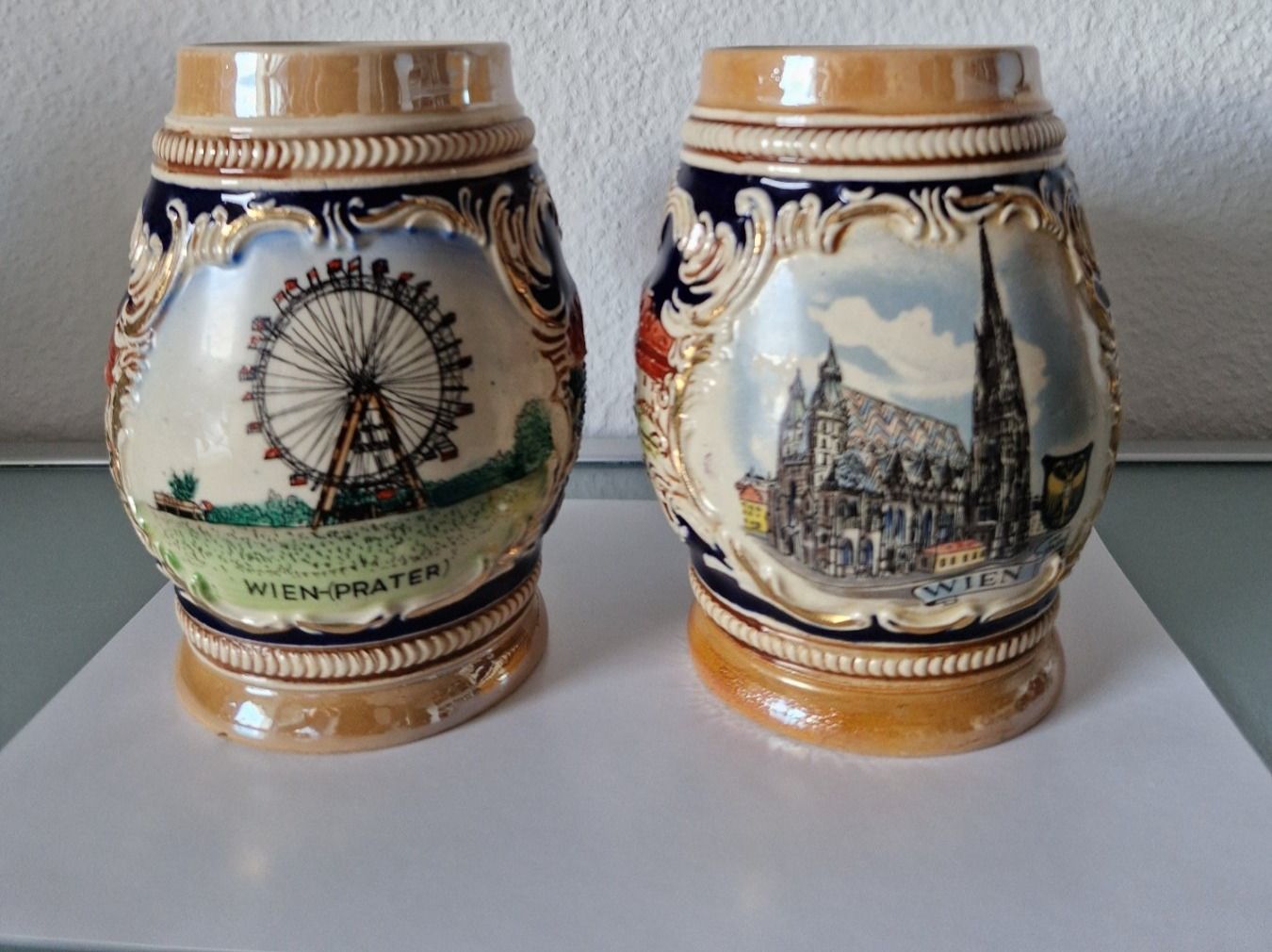 Bicchieri: Alter Wiener Bierkrug Wien – Usato da La Croix (Lutry) venduto da Lecollectioneur 5