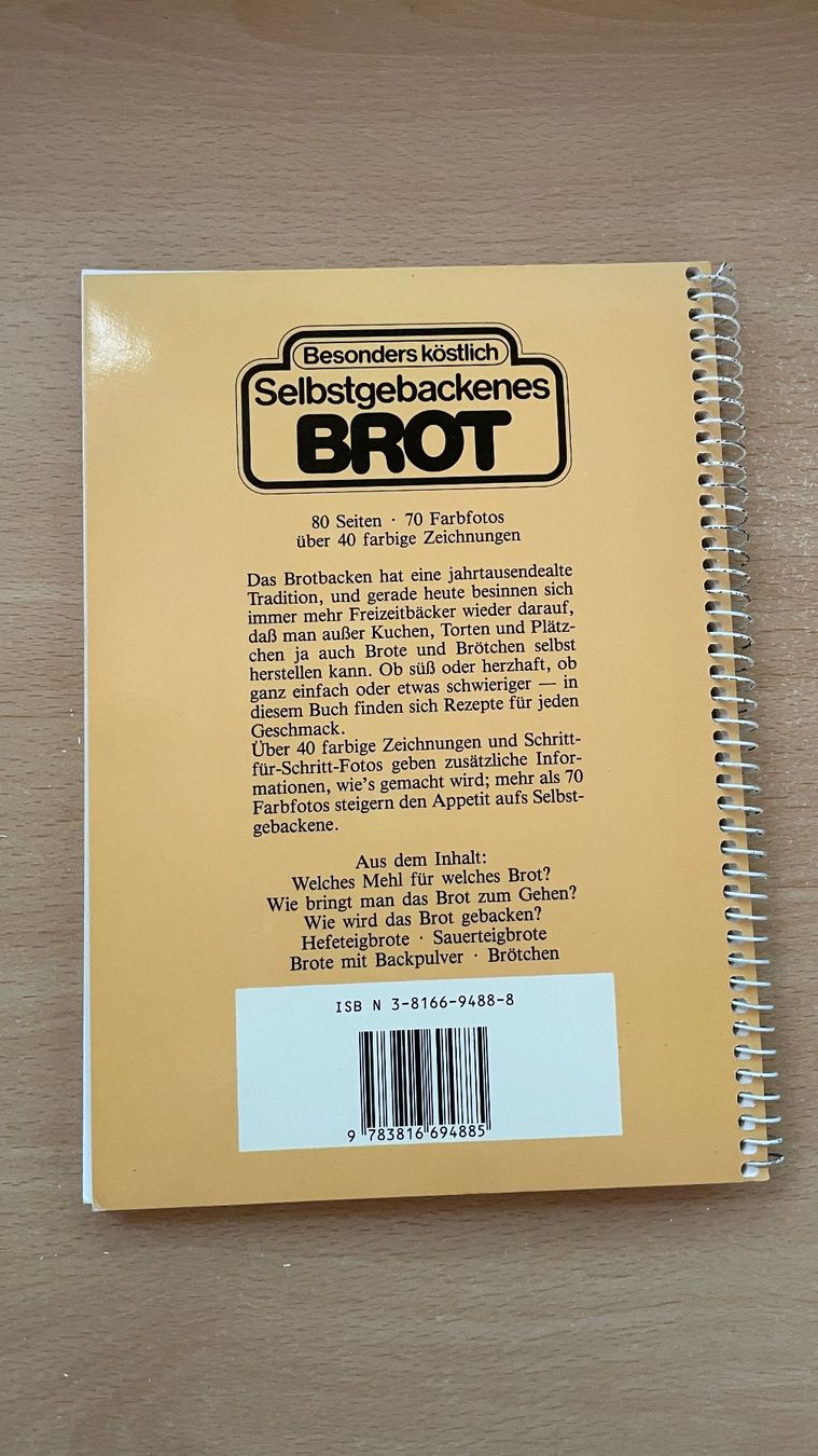 Libri: Besonders köstlich - Selbstgebackenes BROT – Usato da Glattfelden venduto da cybermaxx 1
