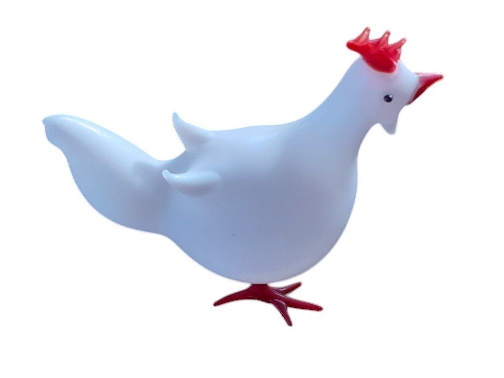 Statuette: Figur Glas Huhn Lauscha – Usato da Mörschwil venduto da antiksalon 6