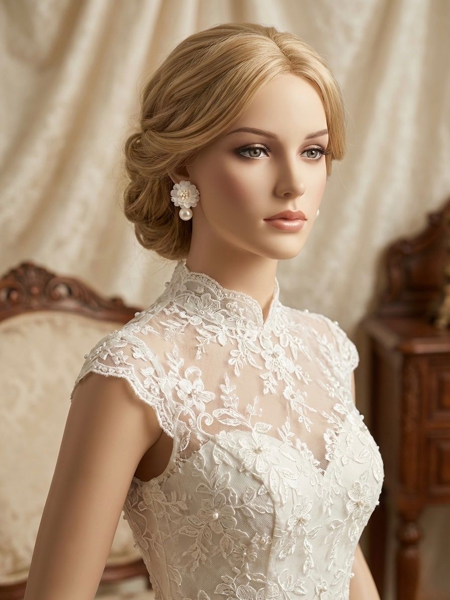 Ohrringe & -stecker: Boucles d’oreilles Fleur en dentelle – Neu und originalverpackt aus St-Maurice von Sandrinette123 2