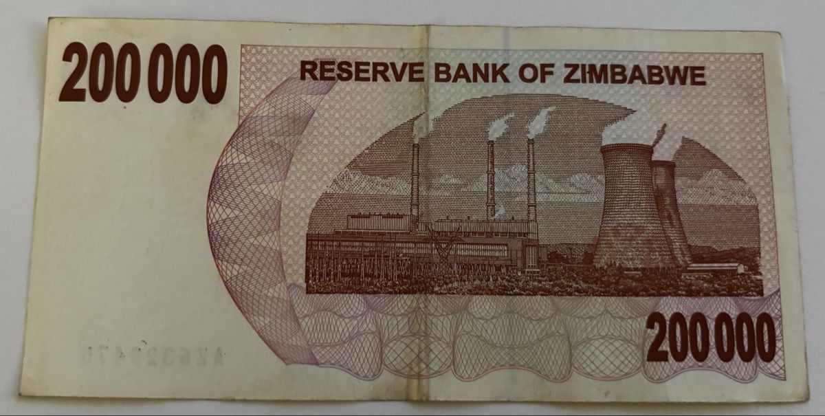 Banconote: Zimbabwe 200‘000 Dollar 2008 – Usato da Algetshausen venduto da Carrhard 1