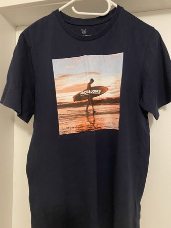 Jack&Jones T-Shirt, Gr. 176, Surfer-Motiv, Top Zustand!