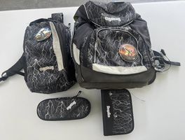 Ergobag Super ReflektBär Schulsack inkl. Etui und Zubehör