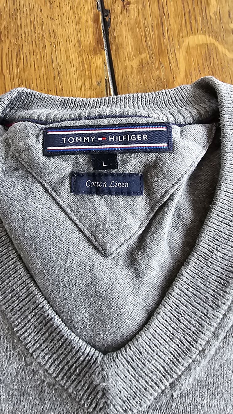 Tommy Hilfiger Maglioni & Felpe: Tommy Hilfiger Baumwoll-Leinen Pullover, Gr. L, – Usato da Rothenburg venduto da Roeschu80 1