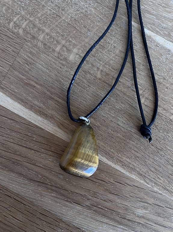 Catenine: Tigerauge Edelstein Kette – Usato da Zollikofen venduto da Ali_p8fy 1