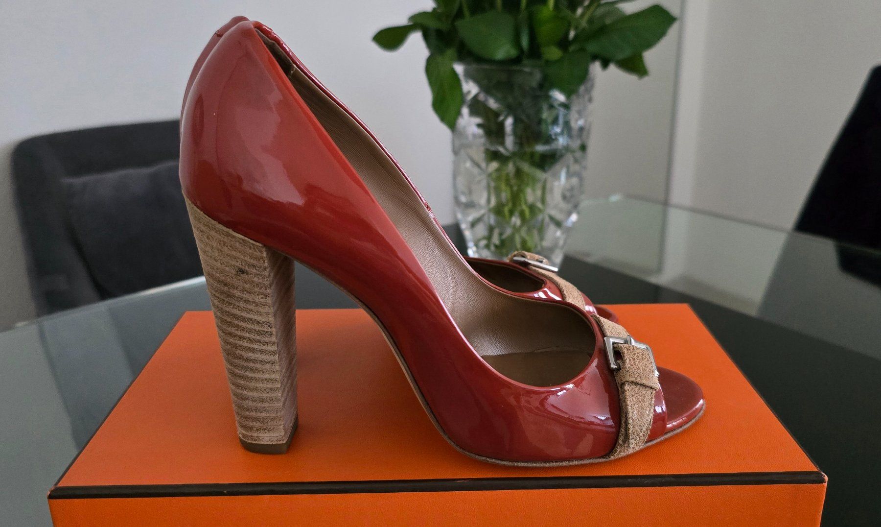 Hermès Scarpe da donna: Hermes Pumps, Gr 38.5, 1mal getragen – Nuovo (secondo la descrizione) da Baden venduto da Olie7 1