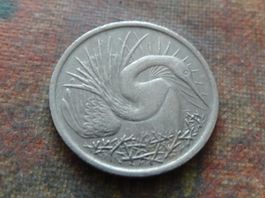 SINGAPOUR  5  Cents  1967
