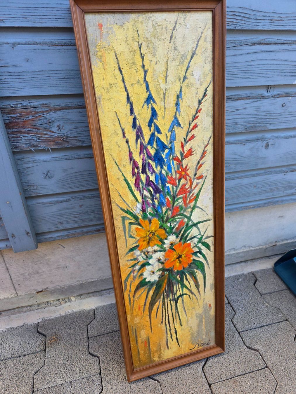 Gemälde: Florales Blumen Gemälde - Neri - Lugano – Gebraucht aus Walterswil BE von Lonitti 3