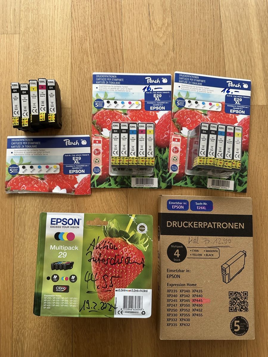 Epson Cartucce per stampanti & toner: Druckerpatronen E29XL – Nuovo (secondo la descrizione) da Hochdorf venduto da lovetravel89