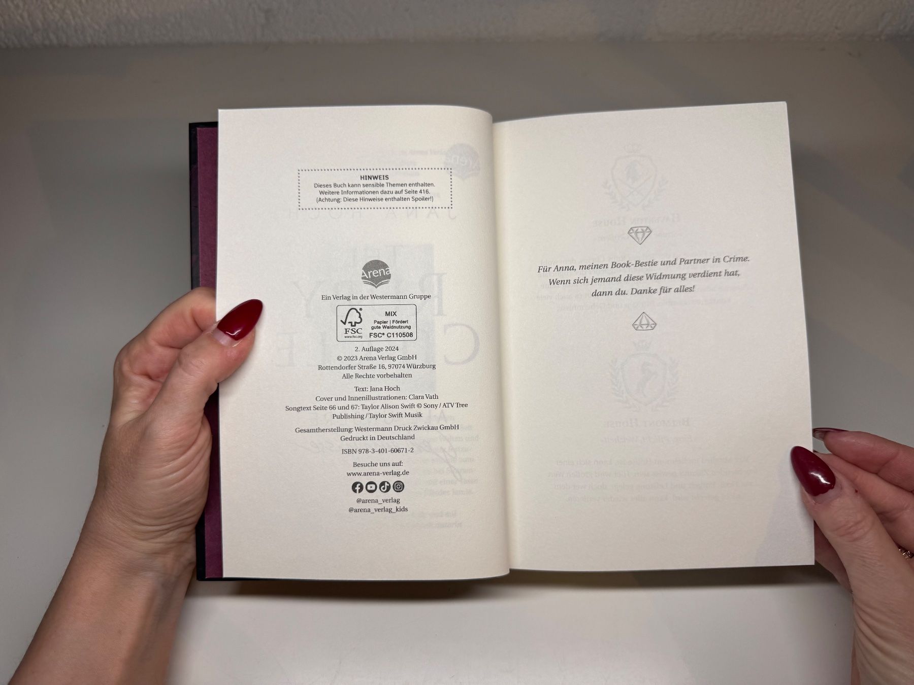 Libri: ROMAN: Jana Hoch, The Ruby Circle – Usato da Grosswangen venduto da Deutsche_Romane 3