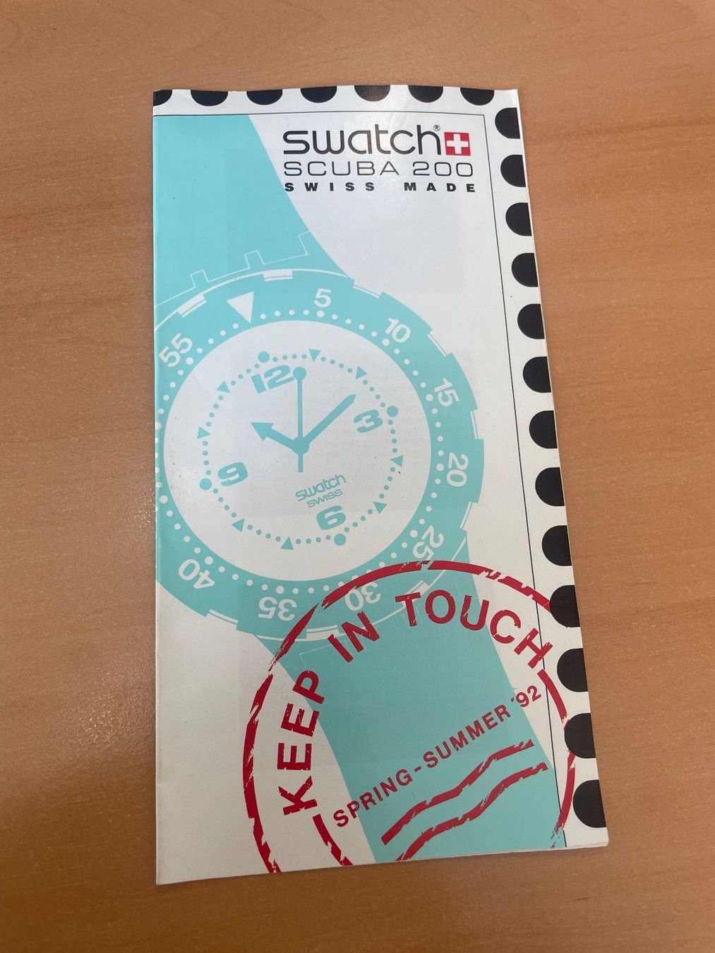 Swatch Documenti: Swatch Scuba 200 Spring - Summer Collection 1992 Prospekt – Nuovo (secondo la descrizione) da Wilen b. Wil venduto da Alvaro00