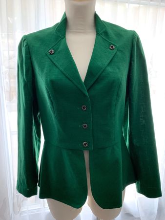 Unholzer Blazer Jacke grün 36/38 zu Dirndl Tracht Rock Jeans