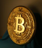 BTC - Bitcoin doré personnalisé – fabrication sur commande