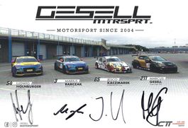 Autogrammkarte; Gesell Motorsport