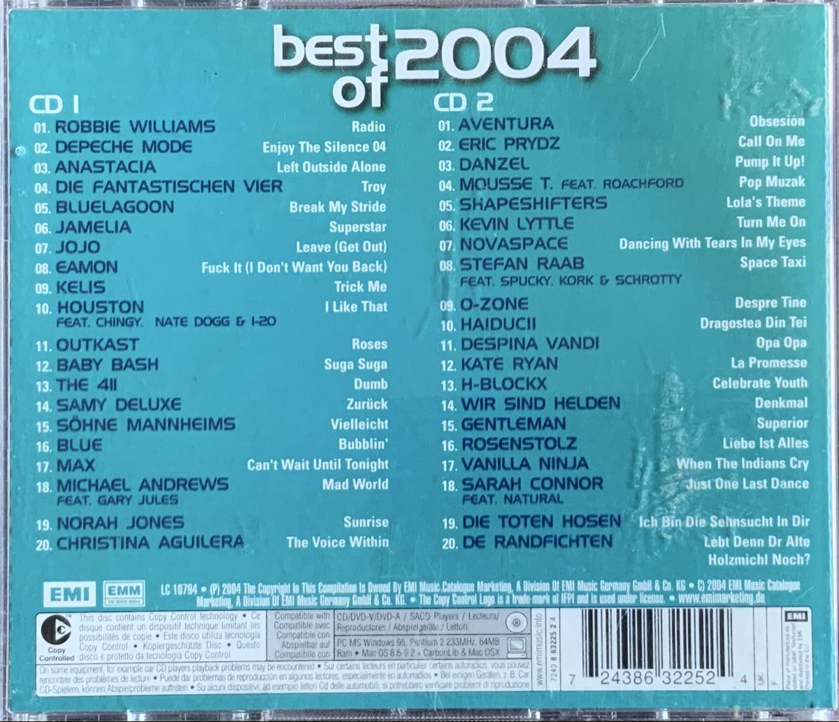 CDs: (2CD) Best of 2004 – Gebraucht aus Serneus von kowalsky1 1