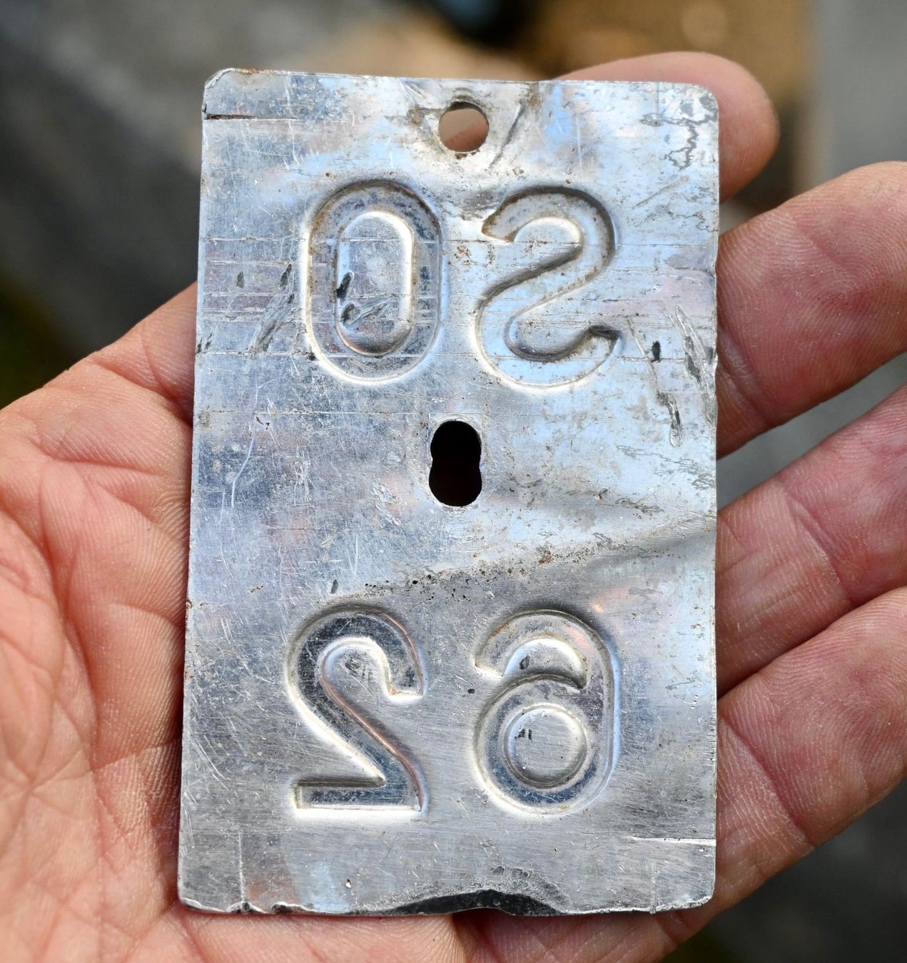 Insegne: Velonummer SO 62 von 1962 - Solothurn – Usato da Pfaffhausen venduto da mono_rec 4