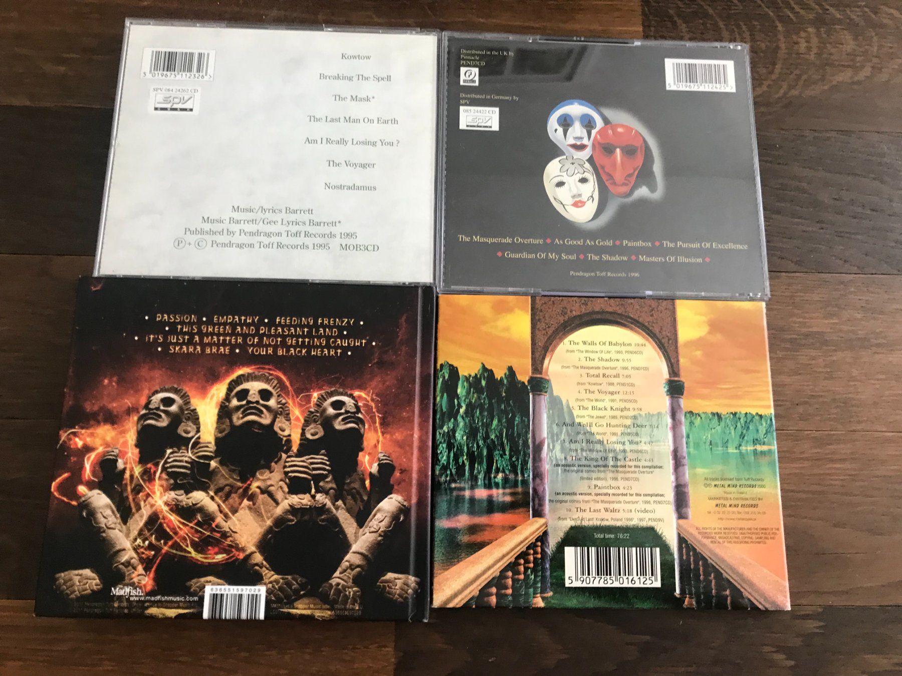 CD: PENDRAGON - CD Sammlung - Prog Rock – Usato da Buchs AG venduto da Archie 1