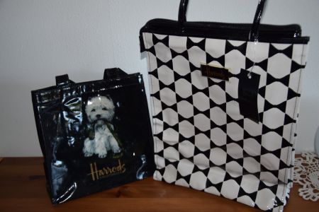 NEU Harrods Tote Tasche, Shopper Bag + kleine Tasche gratis