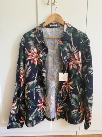 ABCL Coton/Linen Jacket, Japanischer Stoff, Made in Italy