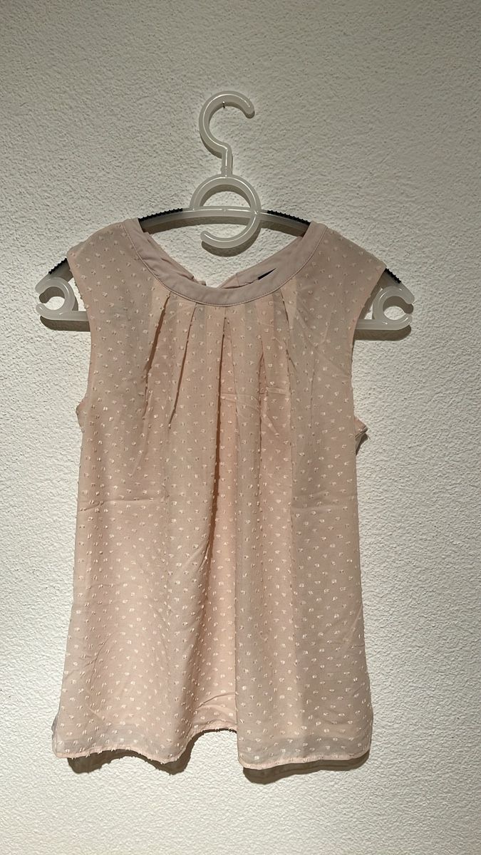 Orsay Blusen: Bluse, Gr. 36, Rosé, Gepunktet – Gebraucht aus Meilen von Harley.