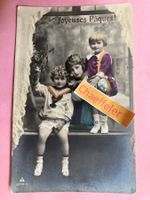 1921 antike Ansichtskarte: Joyèuses Pâques!