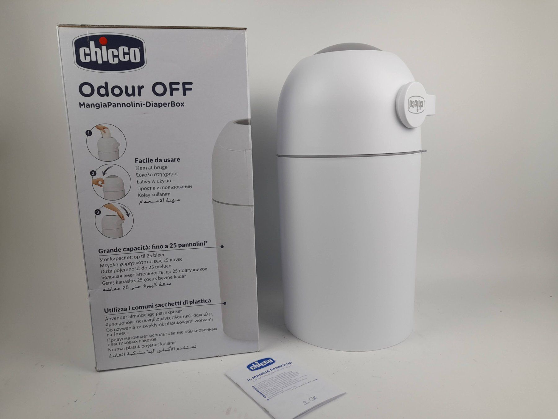 Chicco Cestini per rifiuti: CHICCO Odour OFF-Windeleimer – Nuovo (secondo la descrizione) da Liebefeld venduto da Restwert_Liebefeld
