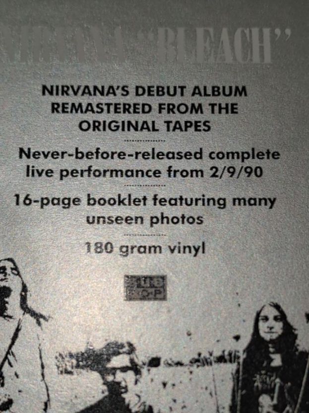 Dischi in vinile: Nirvana bleach DLP Vinyl – Nuovo e nell'imballaggio originale da Bitsch venduto da jajo79076 1
