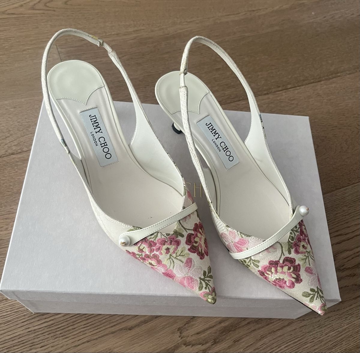 Jimmy Choo Scarpe da donna: Jimmy Choo Slingback-Pumps, Grösse 39 – Usato da zug venduto da Daniil23 1