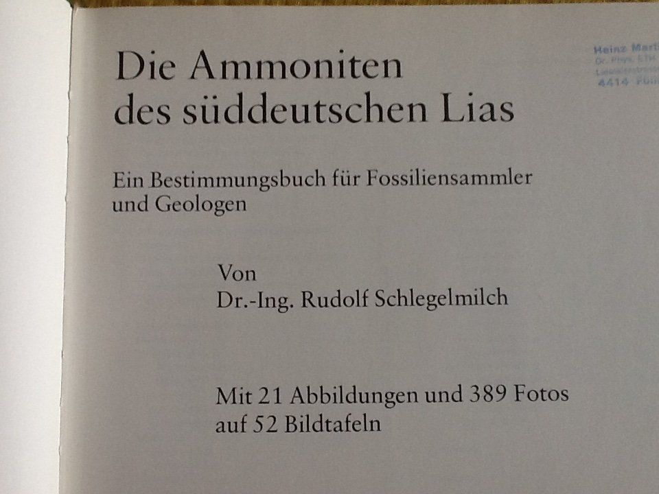 Libri: Fossilien Ammoniten Lias – Nuovo (secondo la descrizione) da Olten venduto da smiples 1