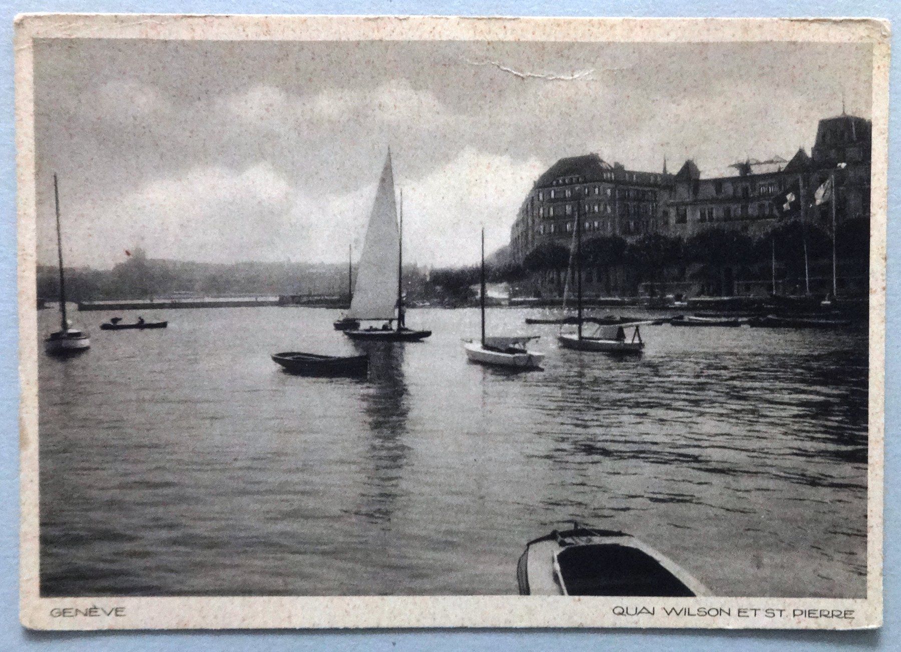 Cartoline postali: Genève - Quai Wilson et St. Pierre – Usato da Fétigny venduto da Billy2miny