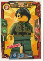 TCG NINJAGO TRADING CARD SERIE 1 # 034 MISAKO