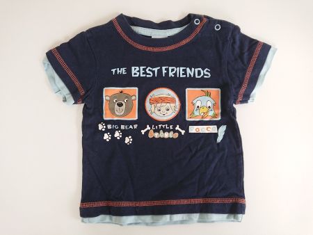 Baby Boy T-Shirt Smile Gr. 68 100% Baumwolle