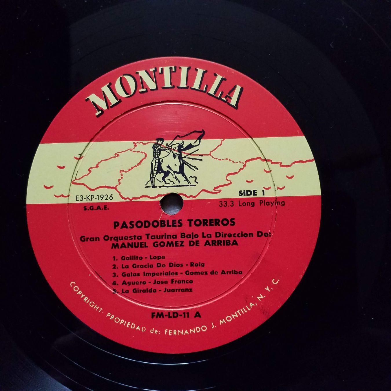 Dischi in vinile: PASO DOBLES TOREROS ............ 1967 US press  - NEW – Nuovo (secondo la descrizione) da Yverdon-les-Bains venduto da Jacotreut 2