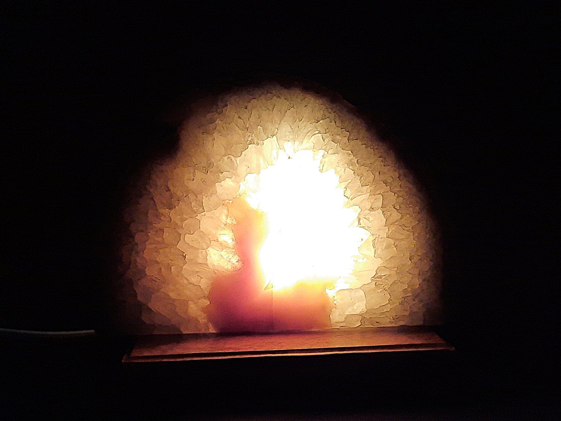 Lampen: Achat-Geode Lampe – Gebraucht aus Beinwil am See von Restwert_Beinwil 3