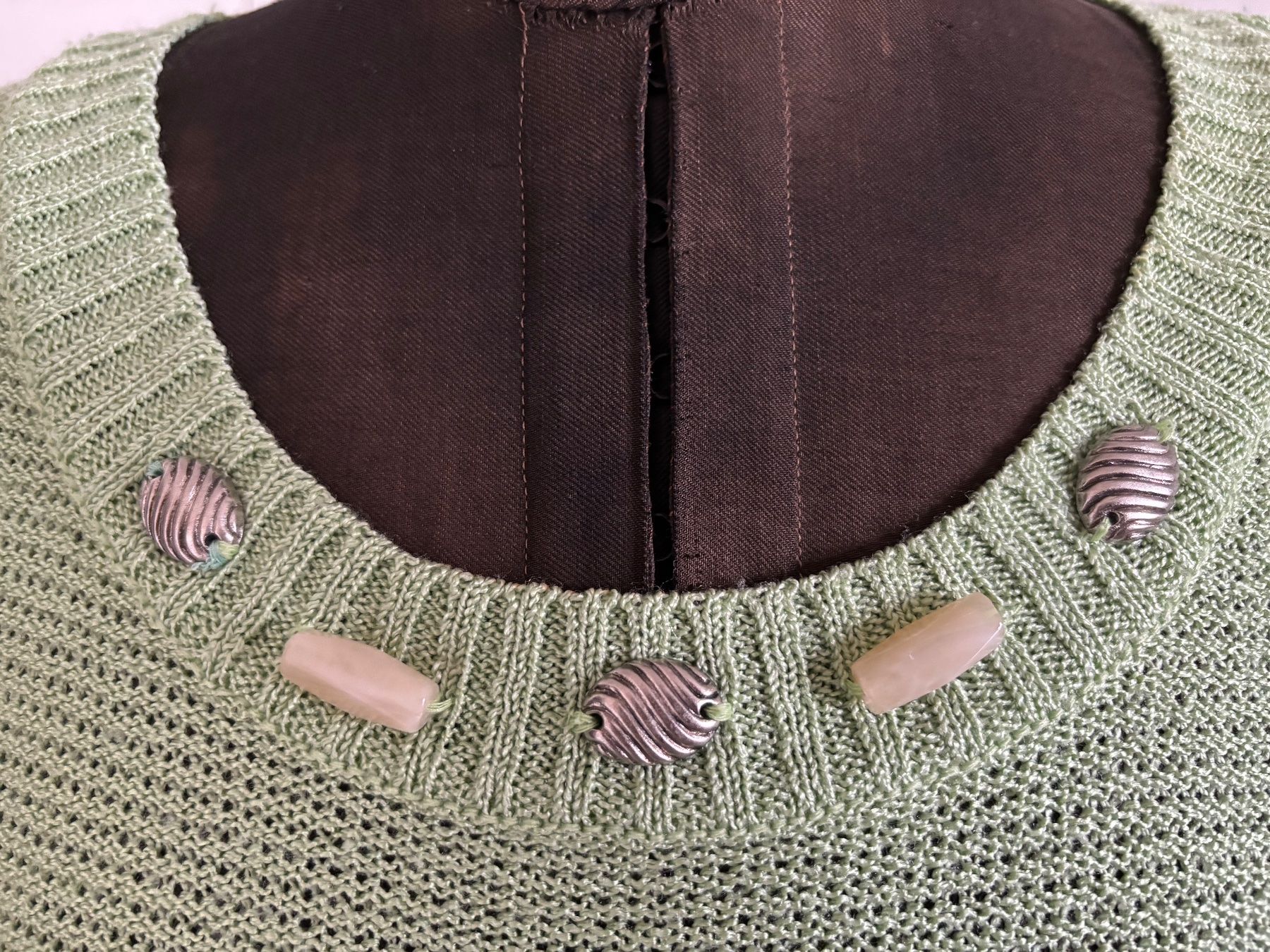 Maglioni & Felpe: 3/4 Arm Pullover hellgrün mit Verzierung - Grösse S – Usato da Kleinandelfingen venduto da Baba23 1