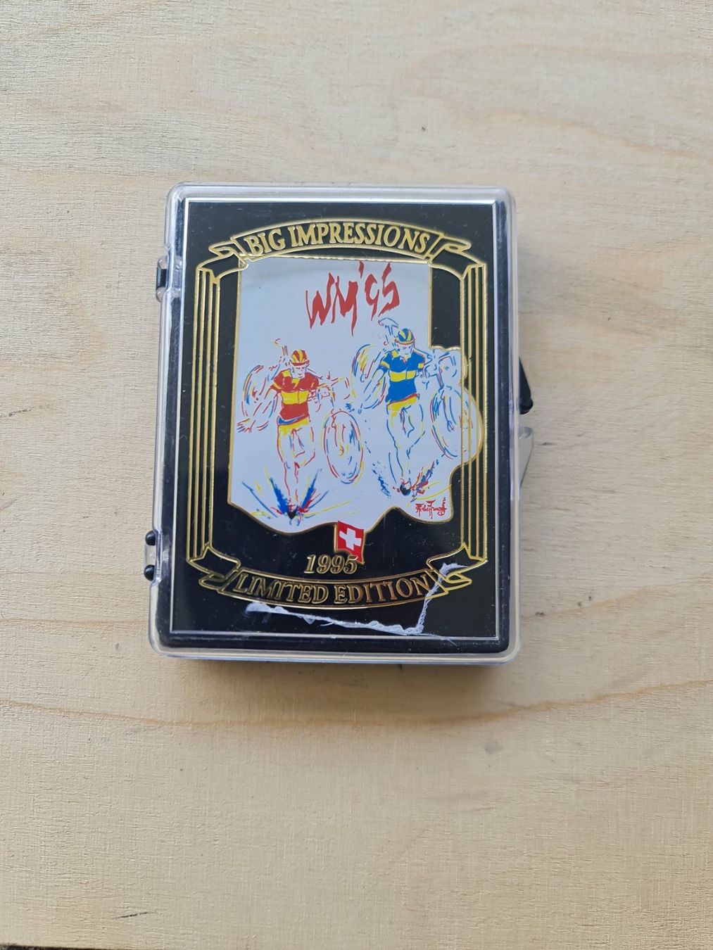 Placchette & Badge: Riesiger Pin der Radquer WM 95 - Schweiz – Nuovo (secondo la descrizione) da Madiswil venduto da Sandraho